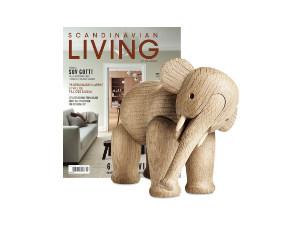 Kay Bojesen-elefant mini och Scandinavian Living