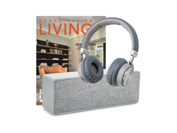 Nordic trådlösa hörlurar, högtalare och Scandinavian Living