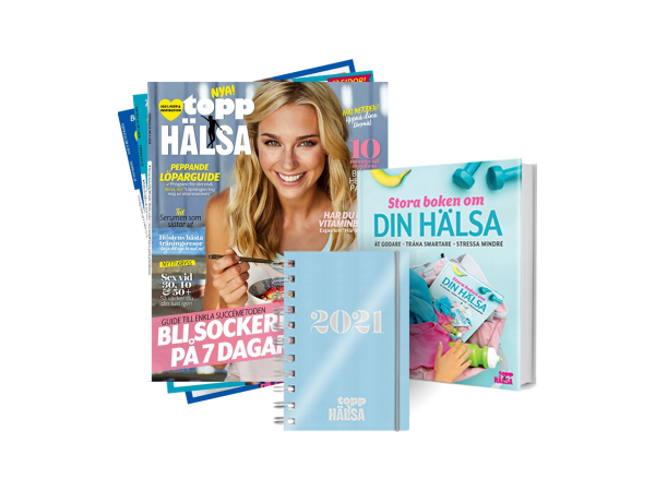 Stora boken om din hälsa, kalender och 5 nr. av ToppHälsa