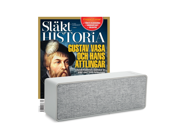 Trådlös högtalare från Nordic och Släkthistoria